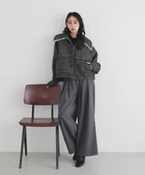 【10月中旬予約商品】ネップヘリンボーンビッグカラージャケット