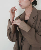 【1月下旬予約商品】レイヤードデザインテーラードジャケット