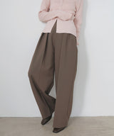【1月下旬予約商品】ツータックワイドパンツ