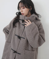 シャギーダッフルロングコート