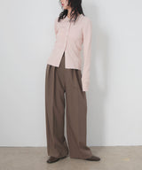 【1月下旬予約商品】ツータックワイドパンツ