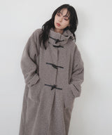 シャギーダッフルロングコート