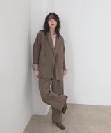 【1月下旬予約商品】レイヤードデザインテーラードジャケット