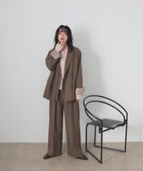 【1月下旬予約商品】ツータックワイドパンツ