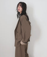 【1月下旬予約商品】レイヤードデザインテーラードジャケット