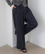 ウエストギャザーチノパンツ