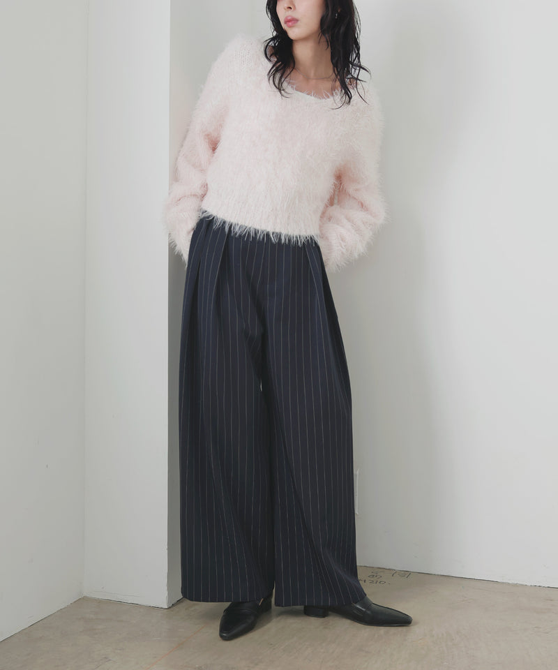 ストライプタックパンツ