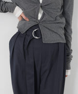 ウエストギャザーチノパンツ