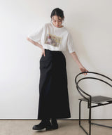 フラワーフォトロゴTシャツ