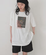 フラワーフォトロゴTシャツ
