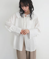 ビッグカラーシアースキッパーブラウス