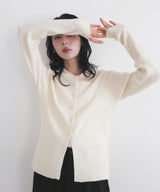 【一部予約商品】クルミボタンリブポロニット