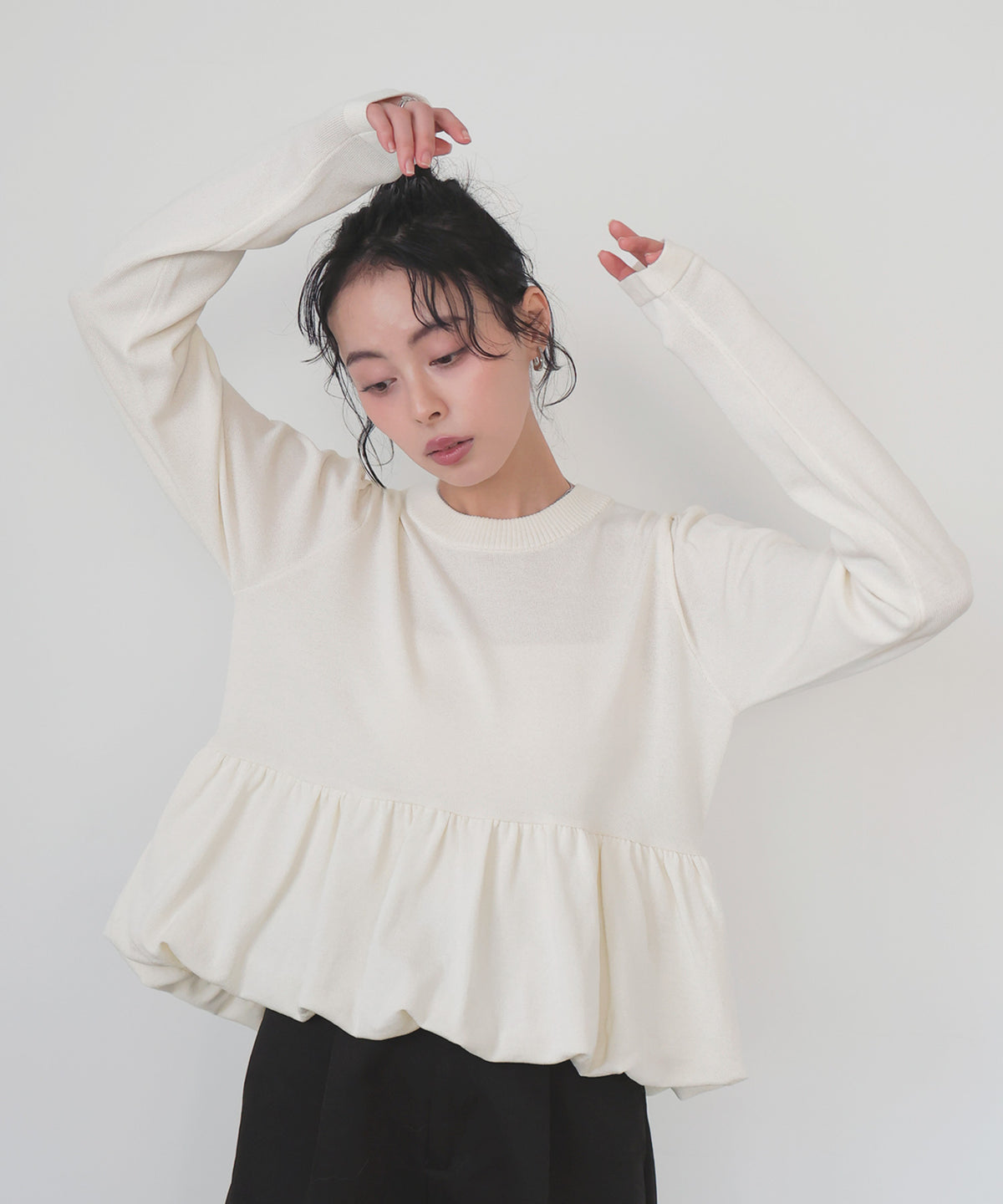 ★新品★タグ付き★レリアン★★シャツ★大きいサイズ★ leilian]レリアン シャツ 長袖 メンズ タグ付き サイズ11号 L ブルー