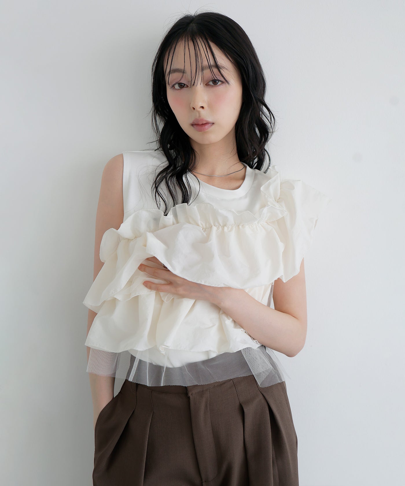 LIAN　9個 マルチウェイフリルデザイントップス – LIAN