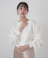 オフショルスウェットプルオーバー