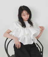 【一部予約商品】シャイニーフリルTシャツ