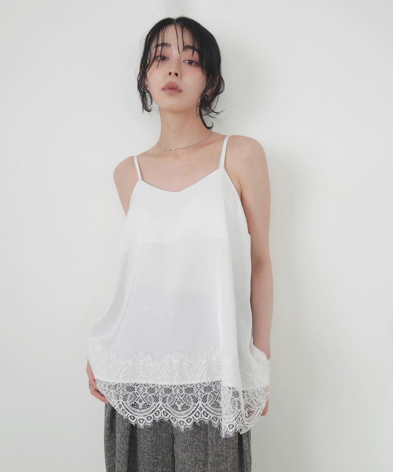 一部予約商品】レースサテンキャミ – LIAN