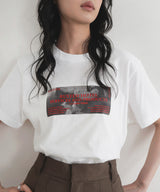 ニュアンスフォトプリントTシャツ