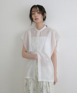 スクエアスリーブブラウス