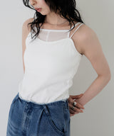 シアーレイヤードキャミ