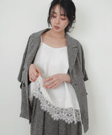 【一部予約商品】レースサテンキャミ