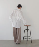 ウエストタックカラーシャツ