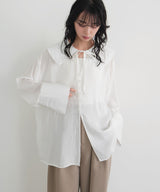 ビッグカラーシアースキッパーブラウス