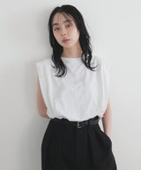 【新色追加 UVカット＆接触冷感】ショルダータックトップス