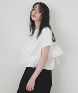 【一部予約商品】シャイニーフリルTシャツ