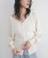 アンサンブル風ニットカーディガン