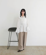 ビッグカラーシアースキッパーブラウス