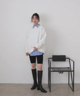 オーバーサイズスウェットプルオーバー