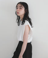 【新色追加 UVカット＆接触冷感】ショルダータックトップス