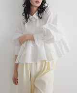 ティアードフリルシャツ