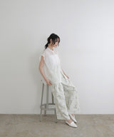 スクエアスリーブブラウス