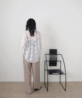 フラワーレースシャツジャケット