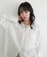 ビッグカラーシアースキッパーブラウス