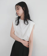 【新色追加 UVカット＆接触冷感】ショルダータックトップス