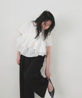 【一部予約商品】シャイニーフリルTシャツ