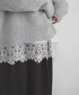 レースサテンキャミ