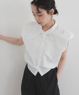 バルーンショルダーブラウス