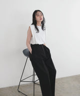【新色追加 UVカット＆接触冷感】ショルダータックトップス