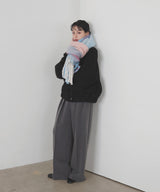 チェックストールマフラー