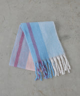 チェックストールマフラー