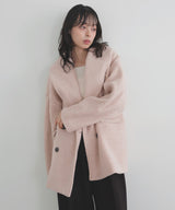 \\10月10日発売//ショールカラーカールシャギーコート