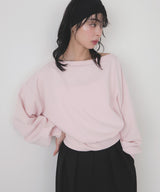 オフショルスウェットプルオーバー