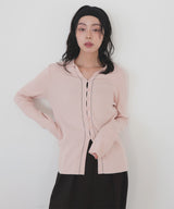 バイカラーラインポロニット