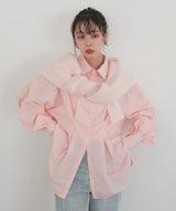 ウエストタックカラーシャツ