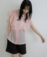 スクエアスリーブブラウス