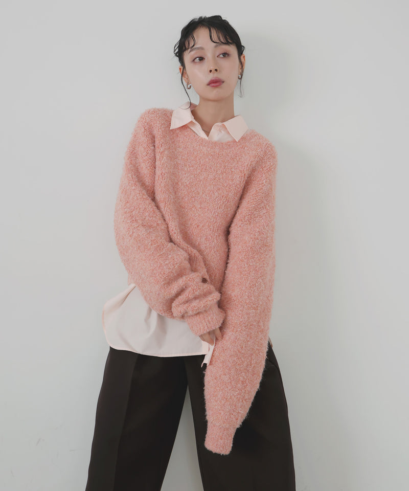 【10月下旬予約商品】　【ayu×LIAN】ボリュームミックスニット